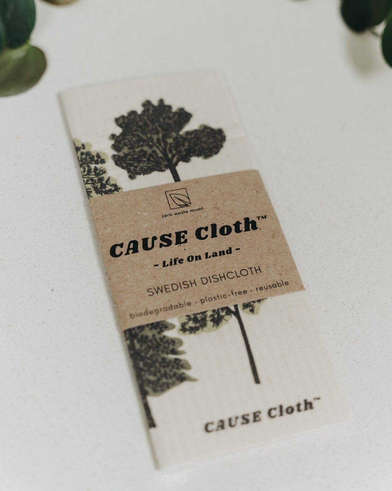 CAUSEcloth™️ - Life On Land | Swedish Dishcloth | Zero Waste
