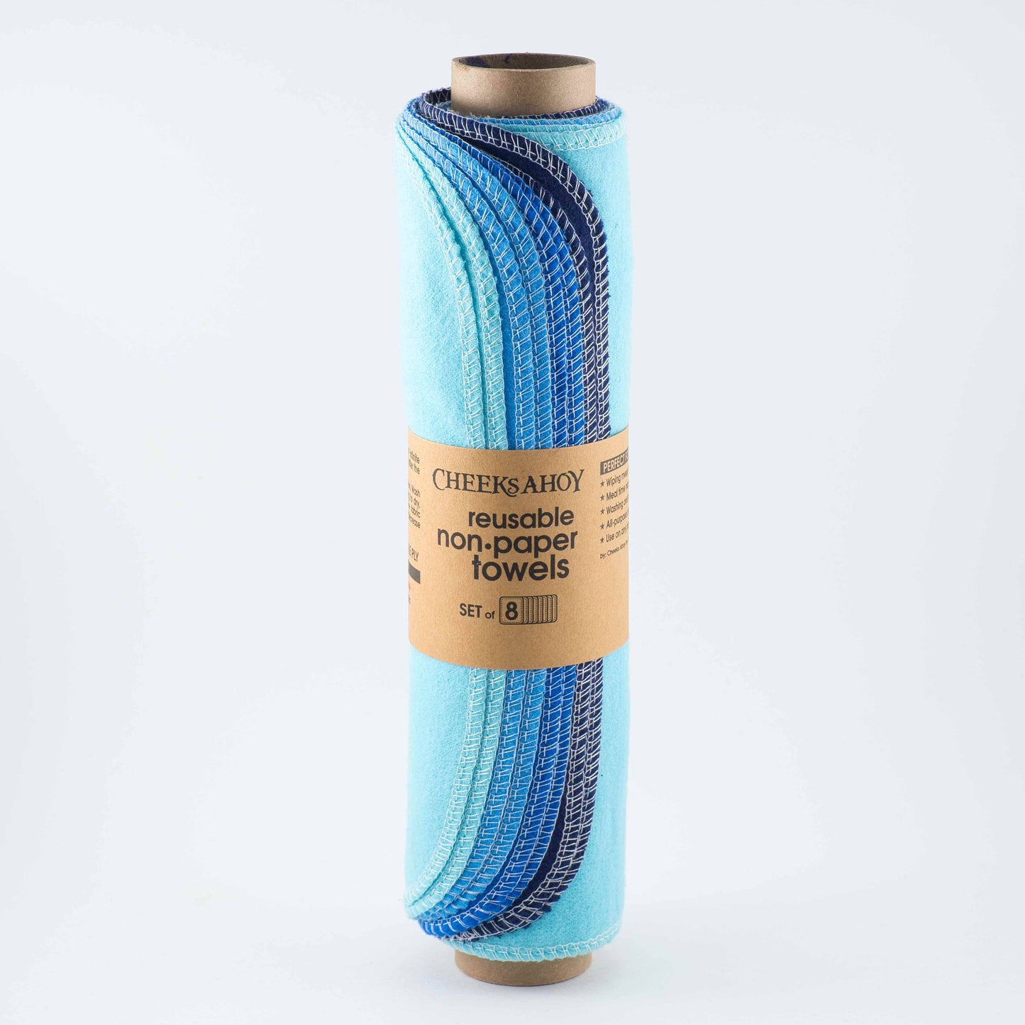 Pre-Rolled Reusable Non•Paper Towels