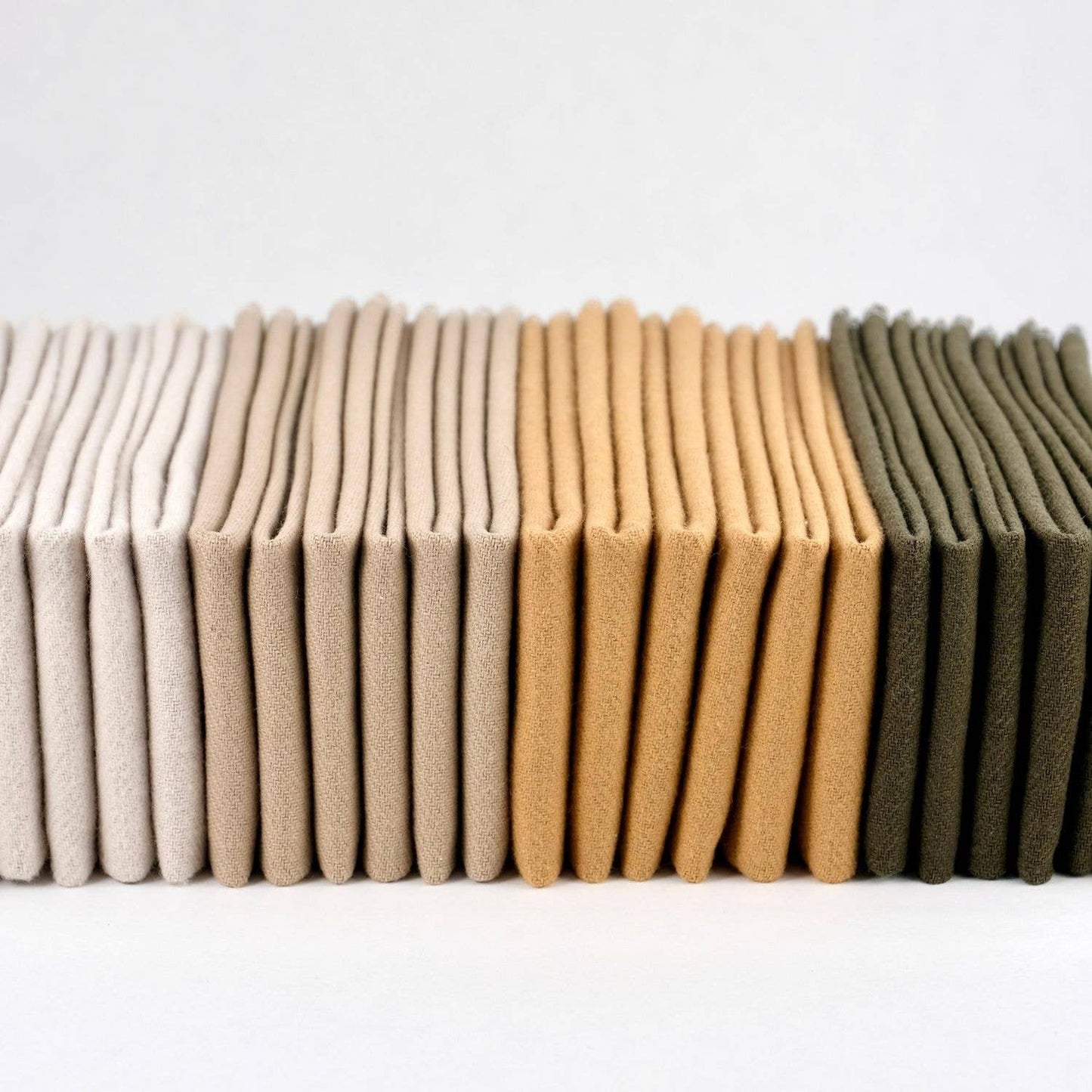 Organic Brushed Cotton Non•Paper Towels: 6-pk / Earth Tones