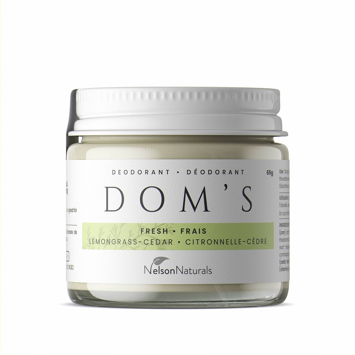 Fresh: Lemongrass/Cedar (Natural Deodorant)- 65g