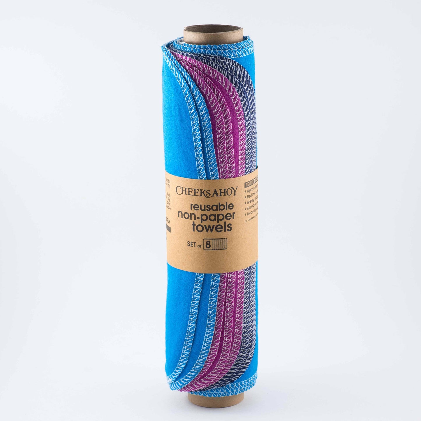 Pre-Rolled Reusable Non•Paper Towels