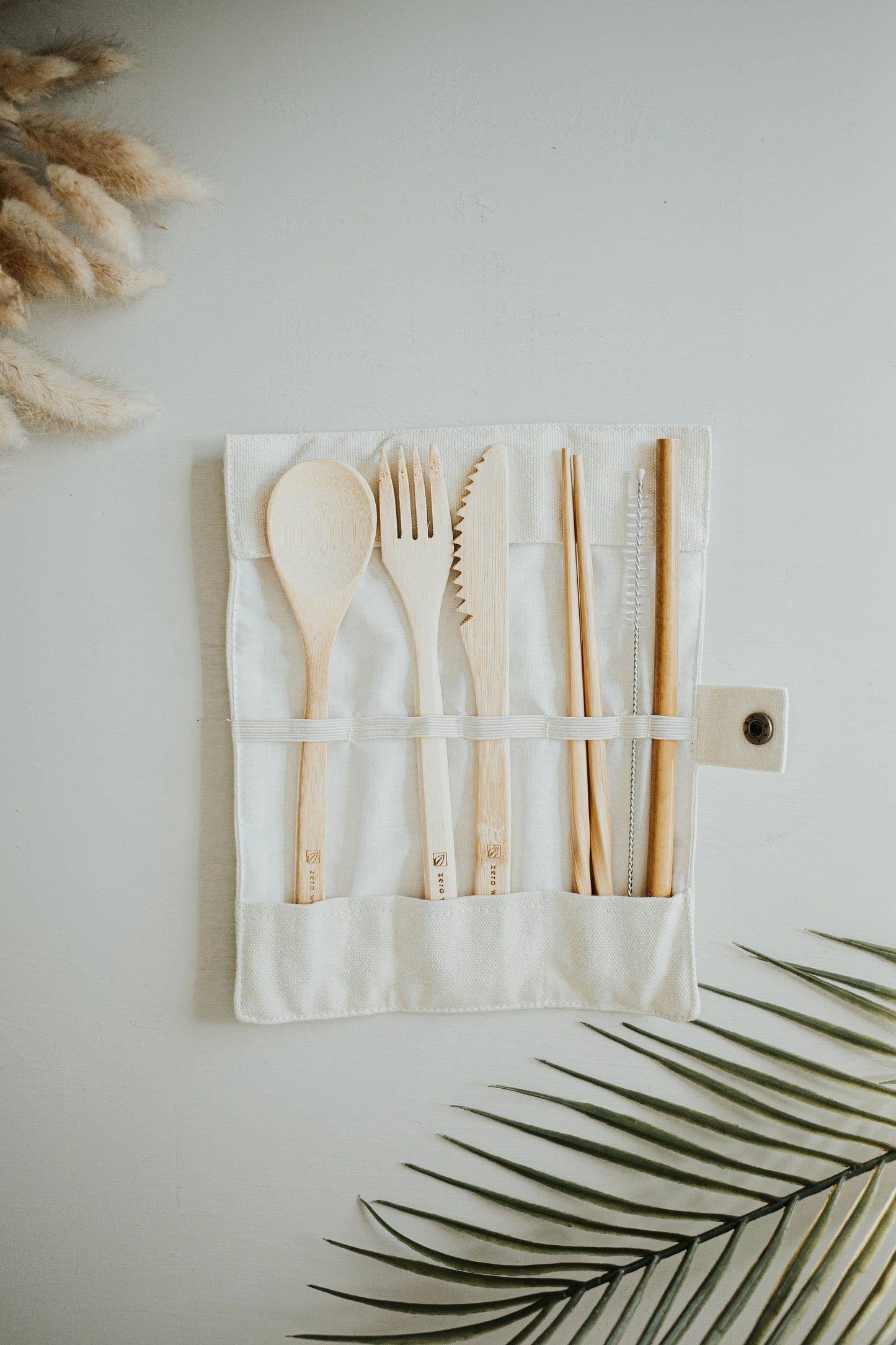 Travel Bamboo Cutlery Set | Eco-Friendly Utensils with Pouch