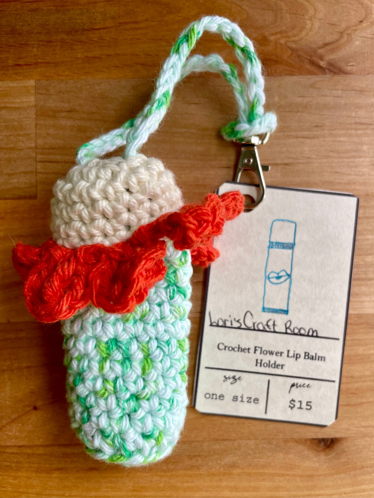 Crochet Lip Balm Holder