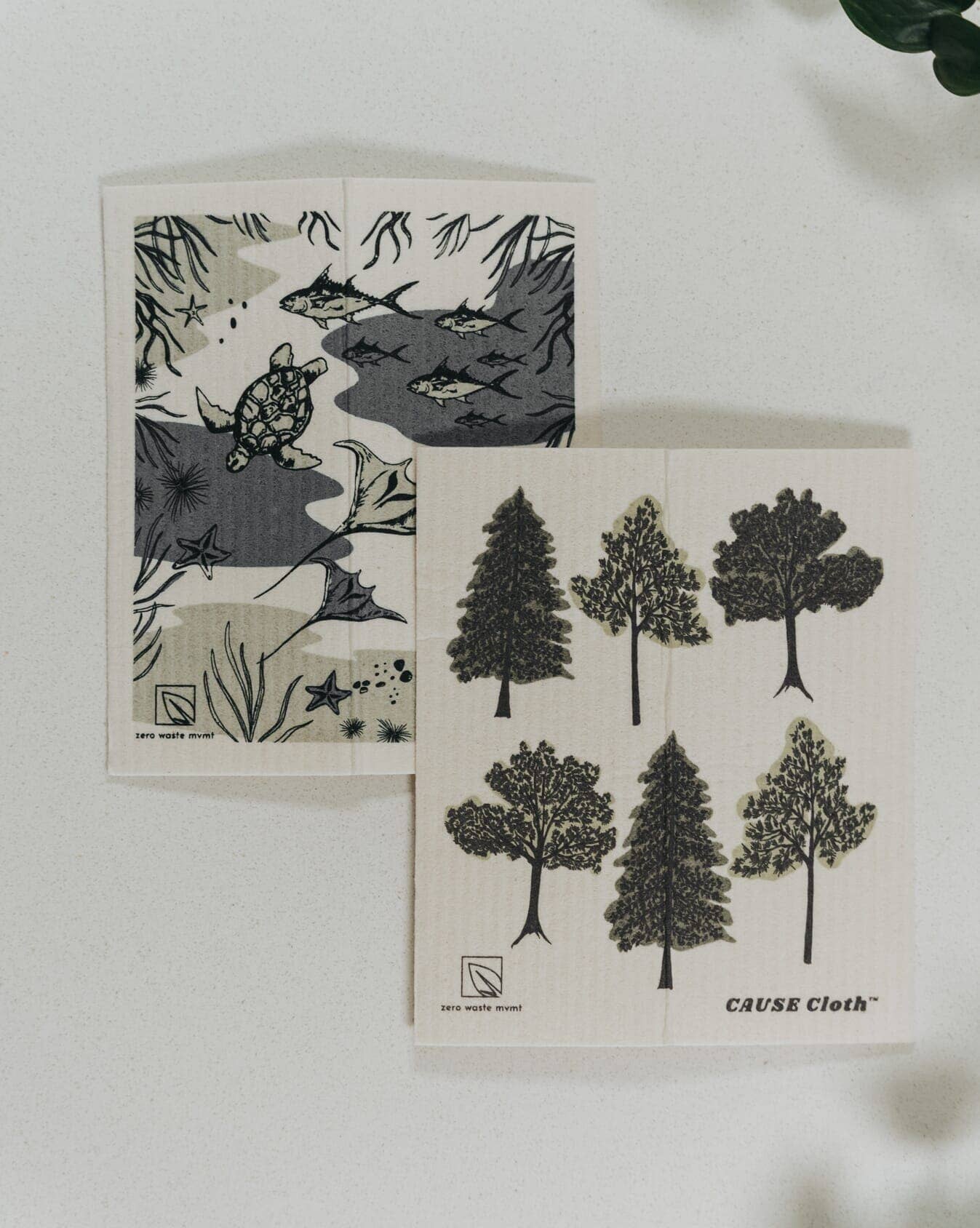 CAUSEcloth™️ - Life Below Water | Swedish Dishcloth