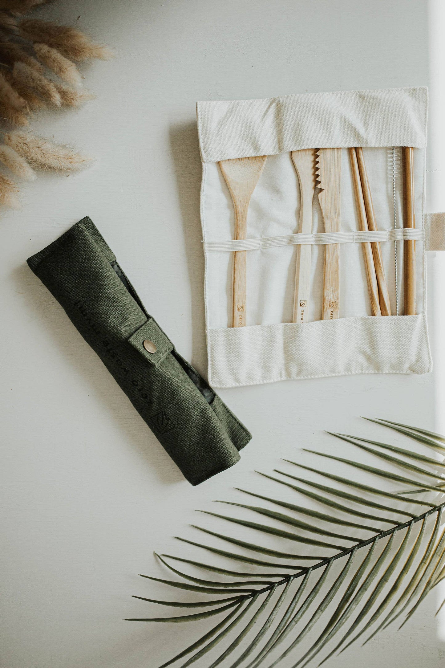 Travel Bamboo Cutlery Set | Eco-Friendly Utensils with Pouch