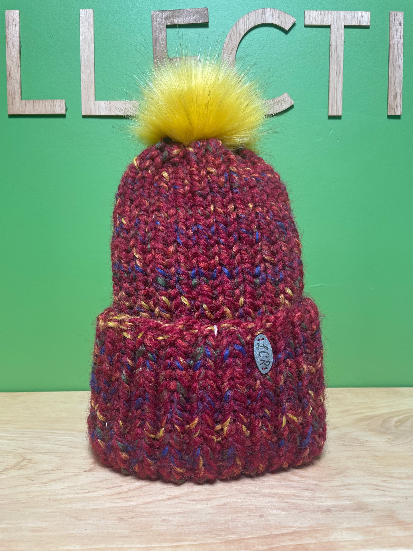 Knit Beanie with Pompom