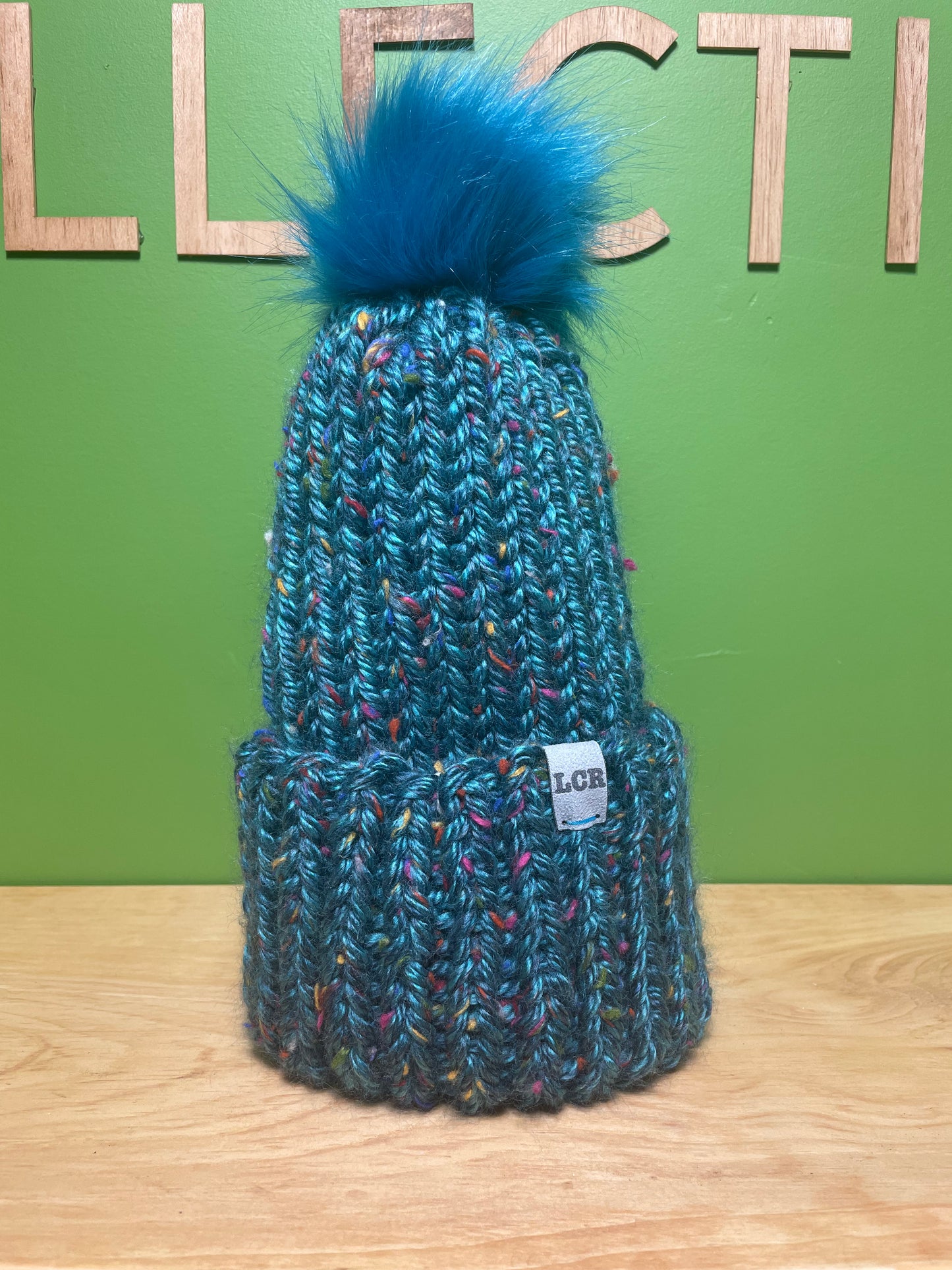 Knit Beanie with Pompom
