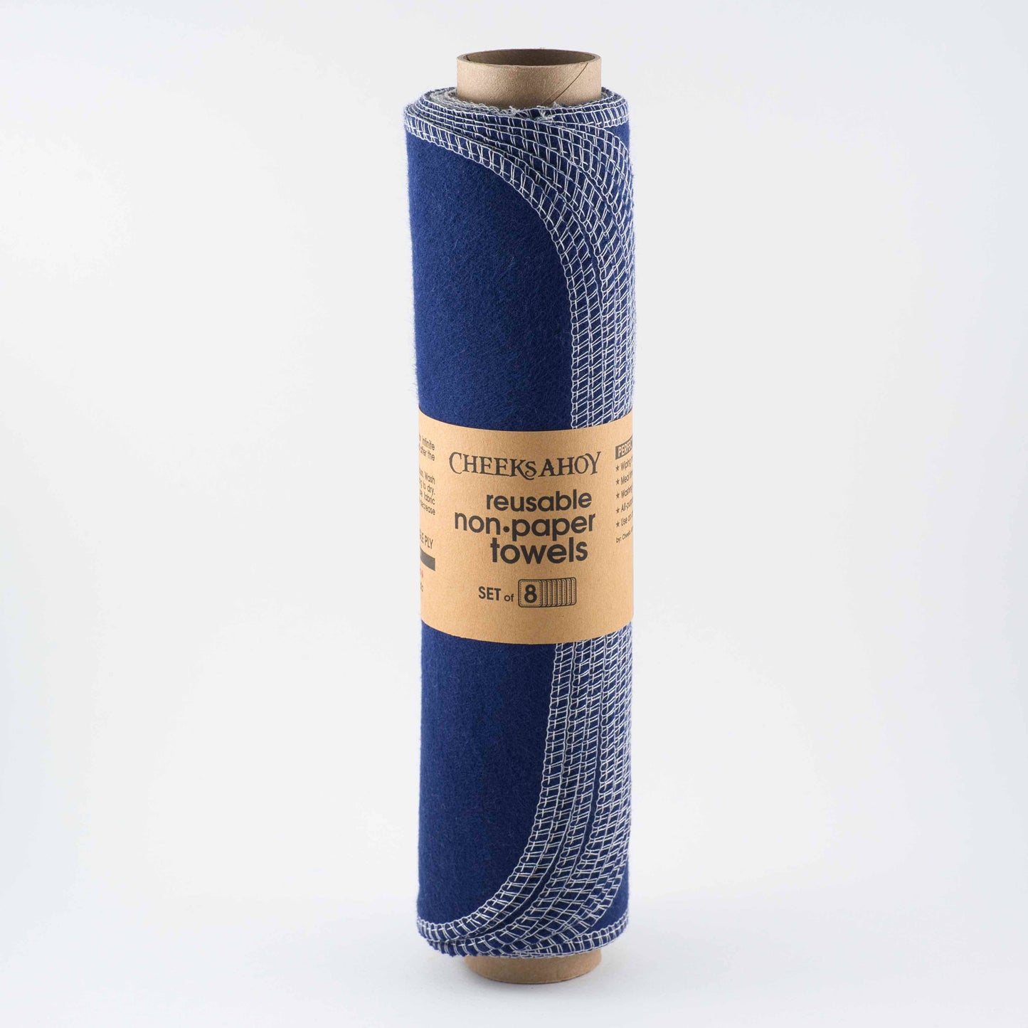 Pre-Rolled Reusable Non•Paper Towels