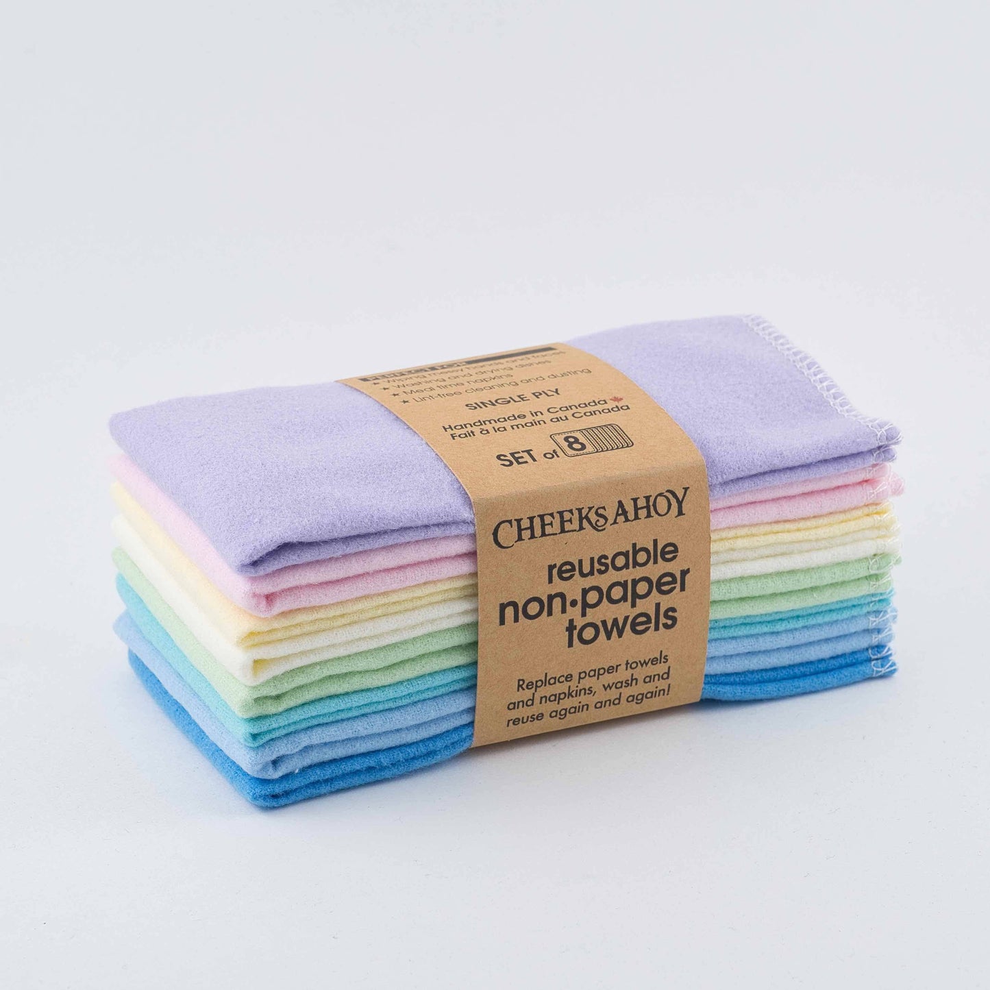 Reusable Non Paper Towels  Single-Ply