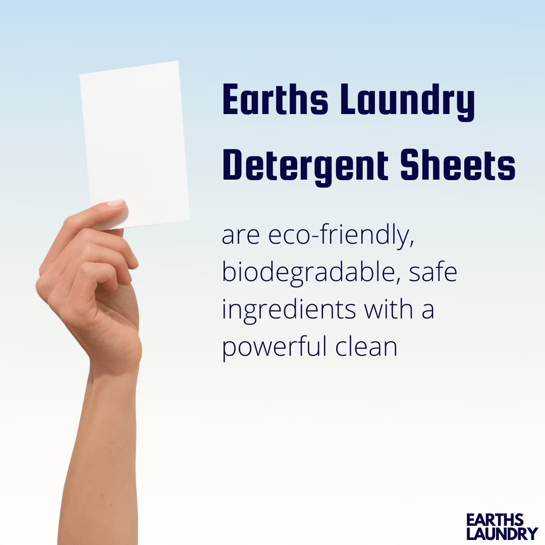 Eco-friendly Laundry Detergent Sheets (Fragrance Free)