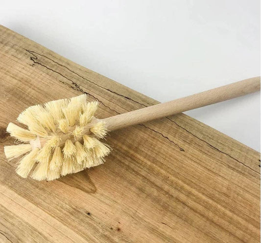 Plastic Free Toilet Brush  - Natural Sisal Bristle