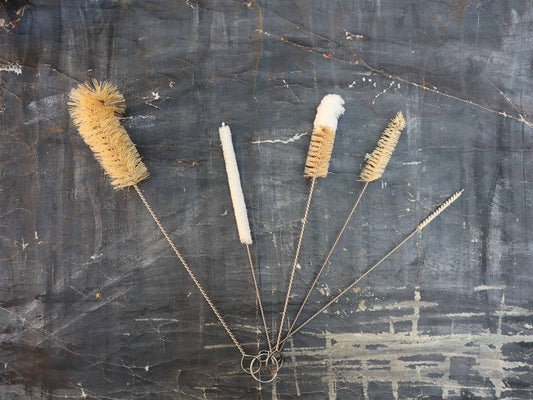 Set of 5 Sisal Bottle Brushes