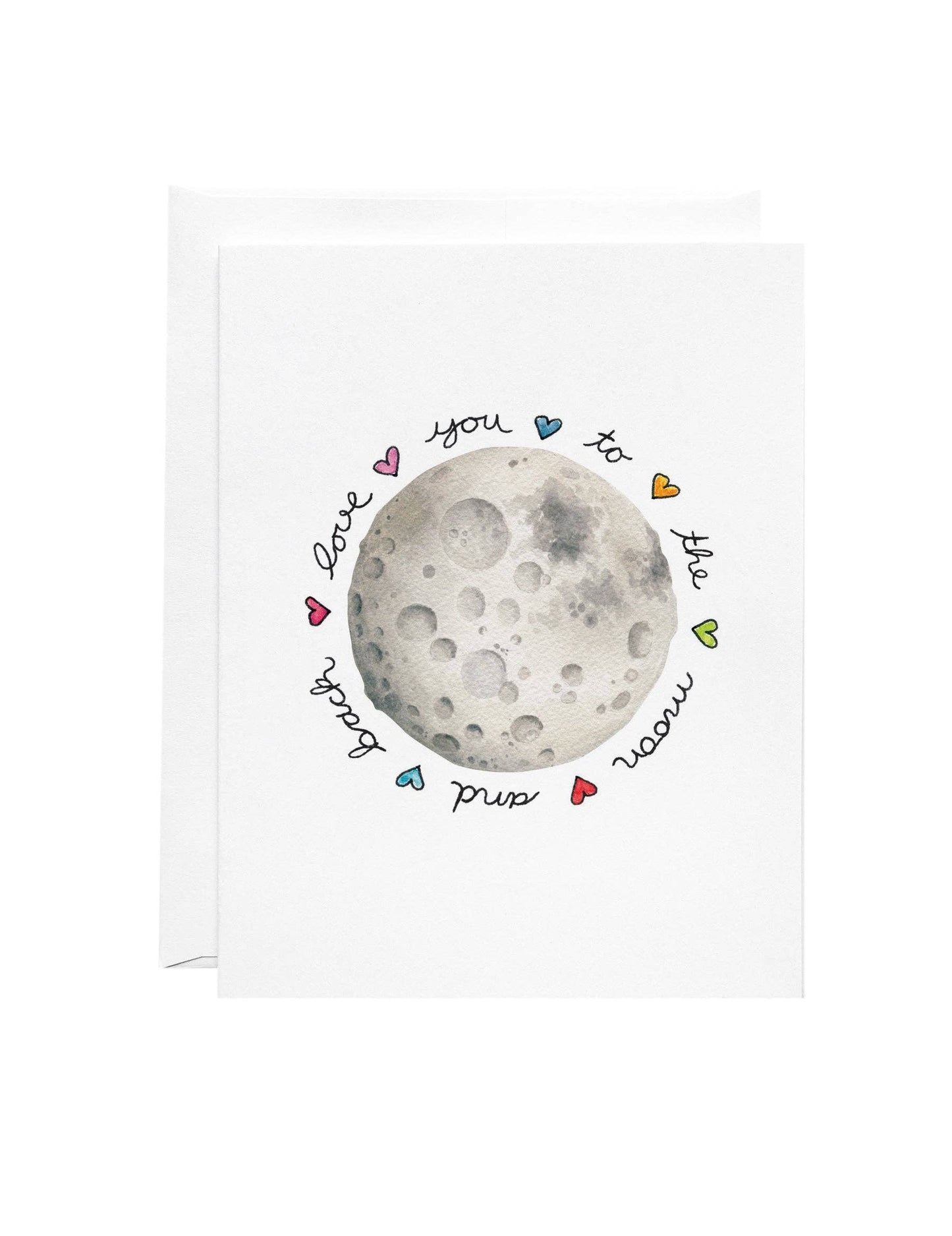 Greeting Card - Love You to the Moon and Back