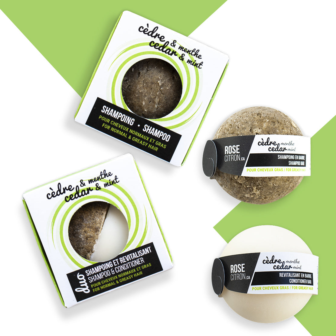 RoseCitron Solid Shampoo Bars