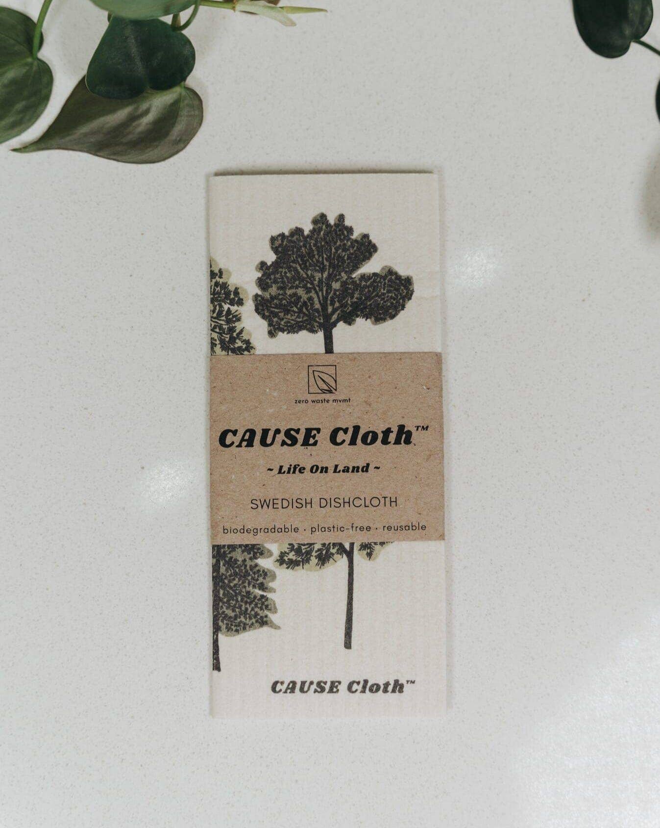 CAUSEcloth™️ - Life On Land | Swedish Dishcloth | Zero Waste