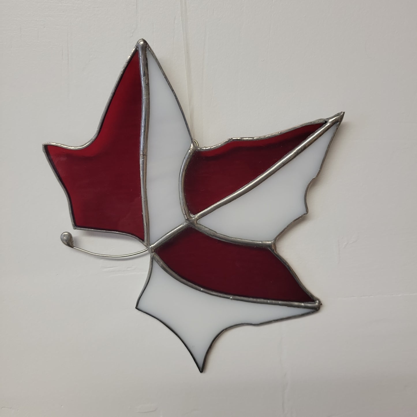 Stain Glass Maple Leaf