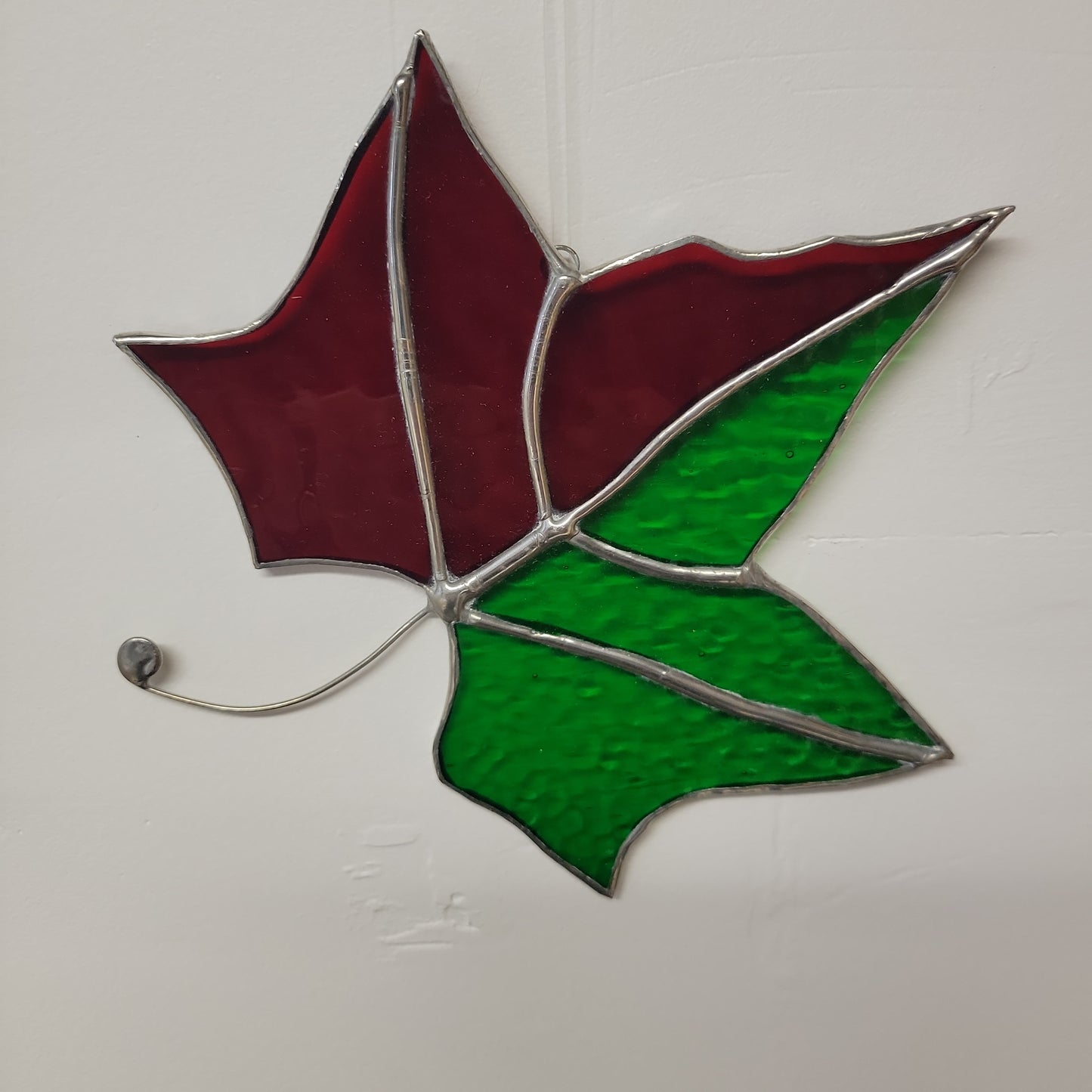 Stain Glass Maple Leaf