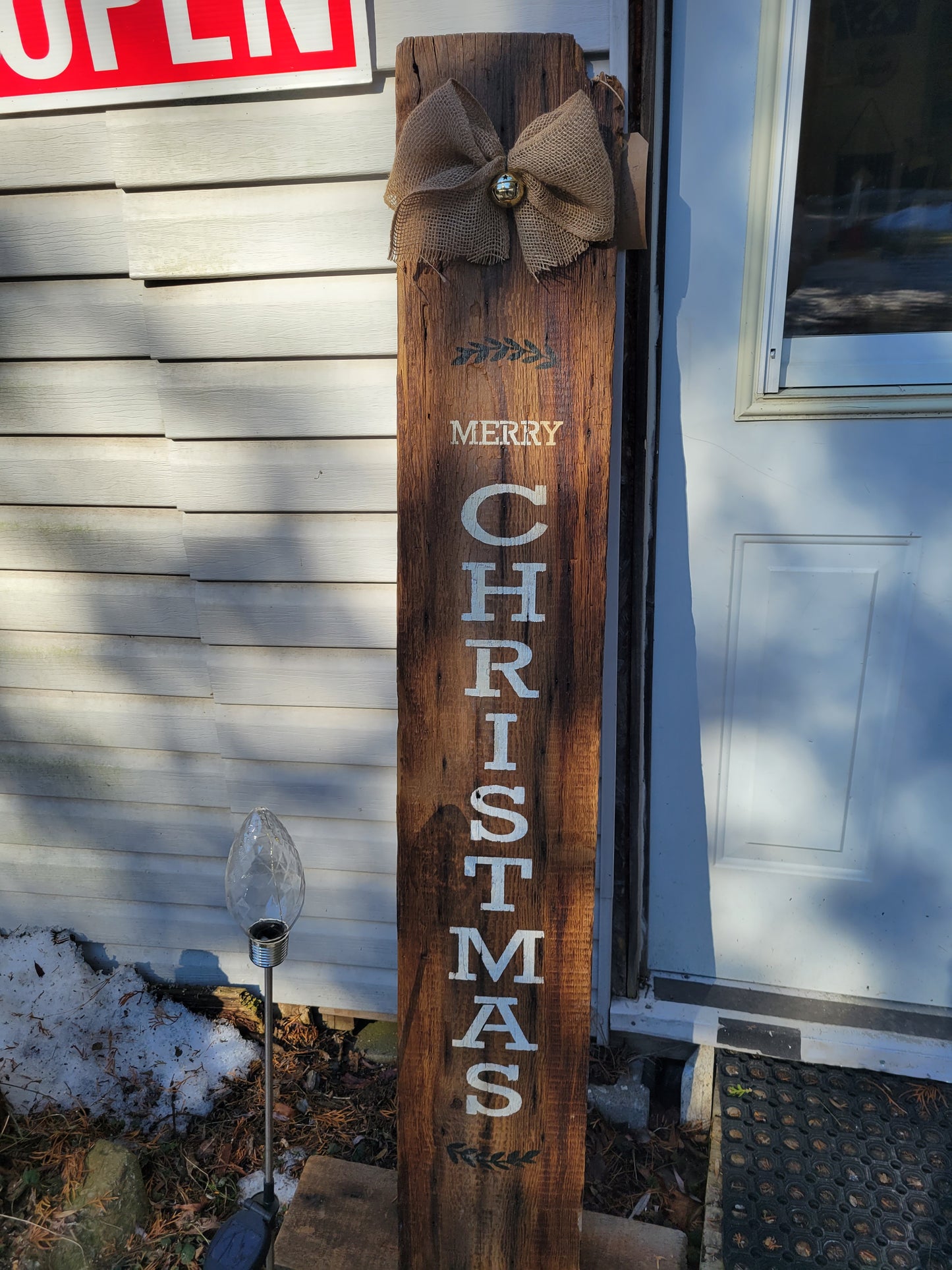 Barnboard Porch Leaner