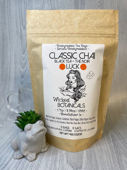 Wicked Botanicals Bagged Tea Classic Chai
