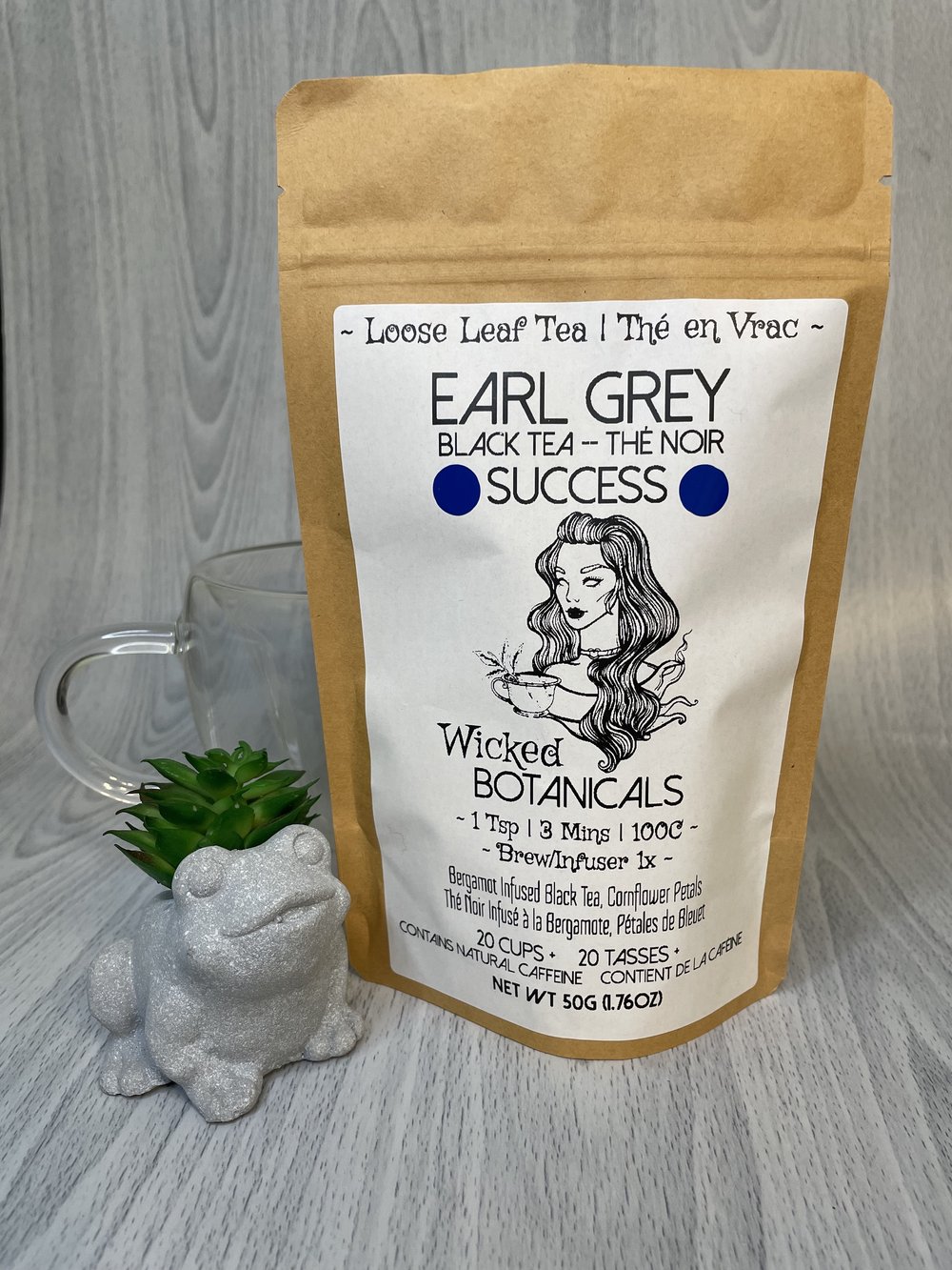 Wicked Botanicals Bagged Earl Grey Tea