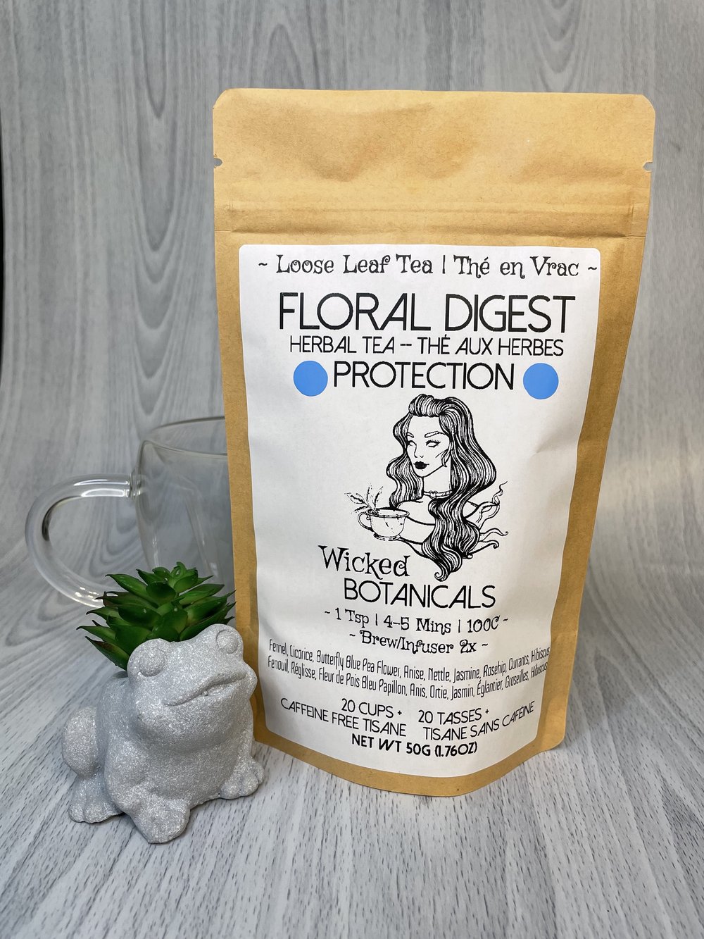 Wicked Botanicals Loose Leaf Tea Floral Digestion
