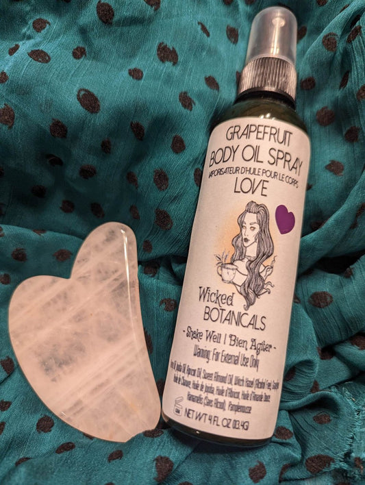 Grapefruit Body Oil Spray by Wicked Botanicals 4oz