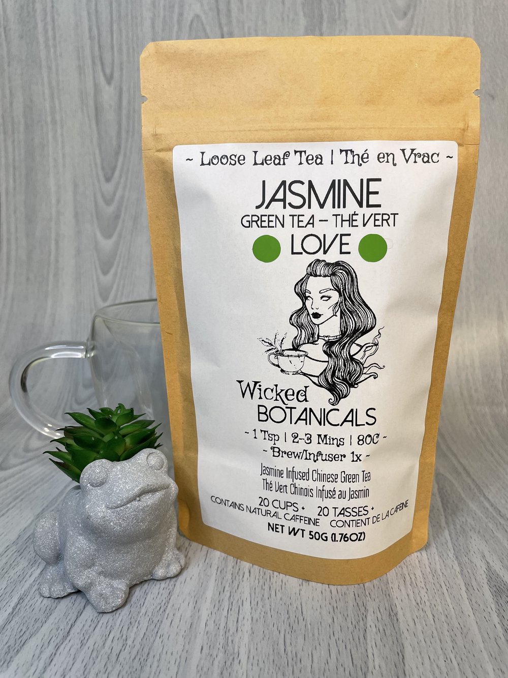 Wicked Botanicals Loose Leaf Tea Jasmine Green