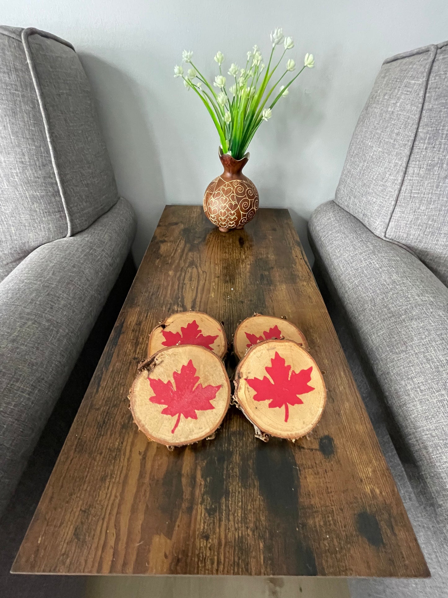 Yellow Birch Coasters