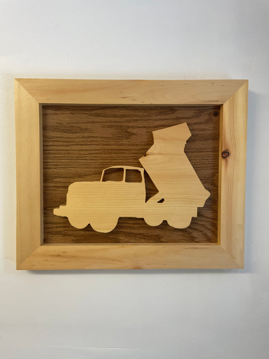 Dump Truck Wall Art
