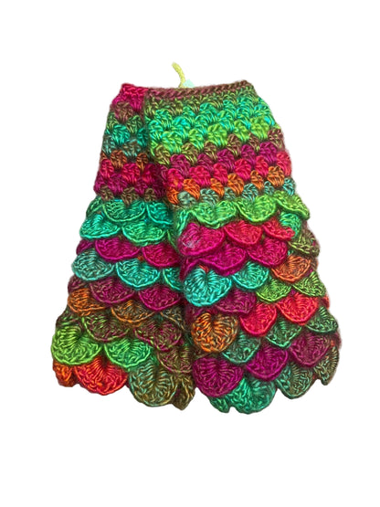Fingerless Gloves - Dragon Scale