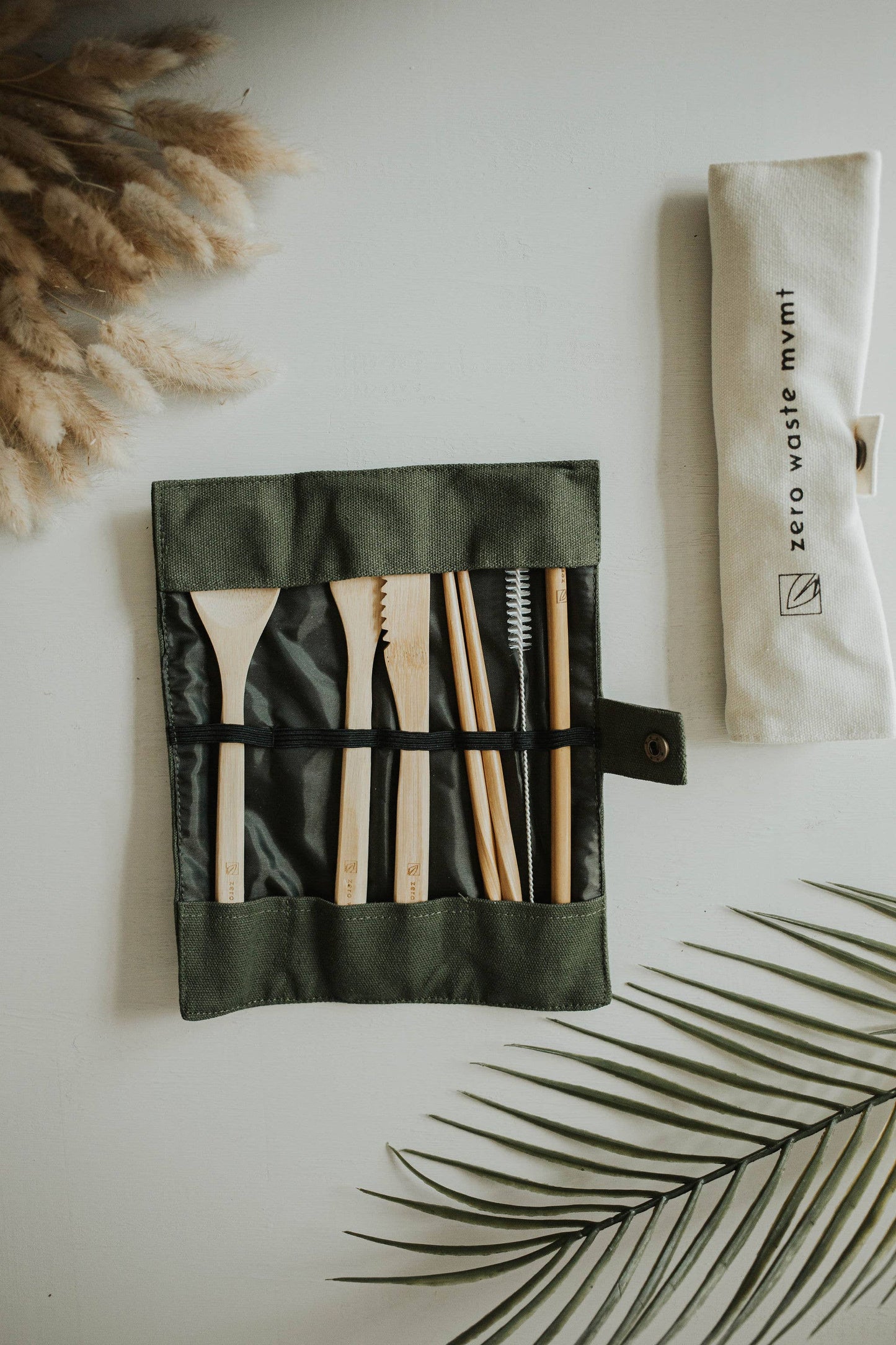 Travel Bamboo Cutlery Set | Eco-Friendly Utensils with Pouch