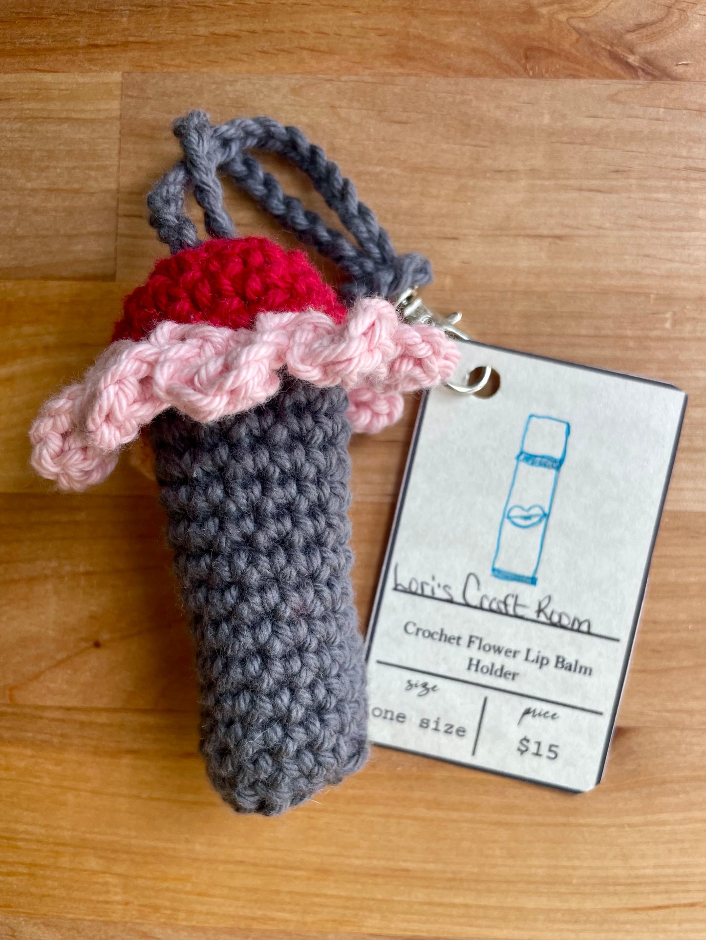 Crochet Lip Balm Holder