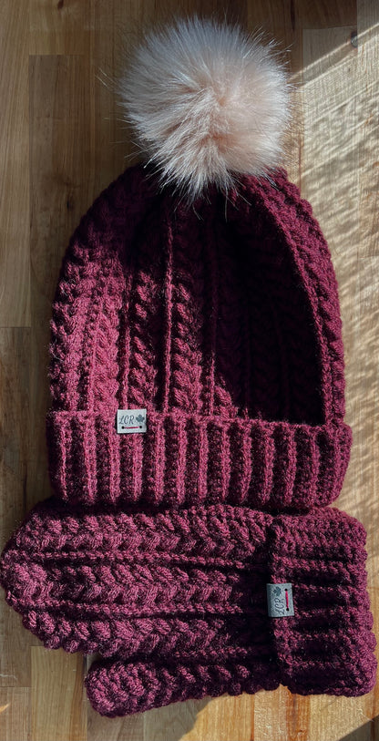 Adult Toque & Mitts Bundle