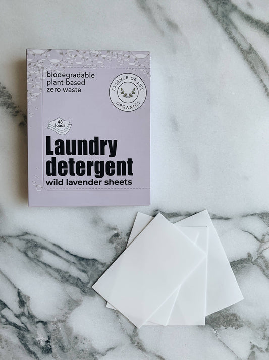 Zero Waste Laundry Detergent Sheets