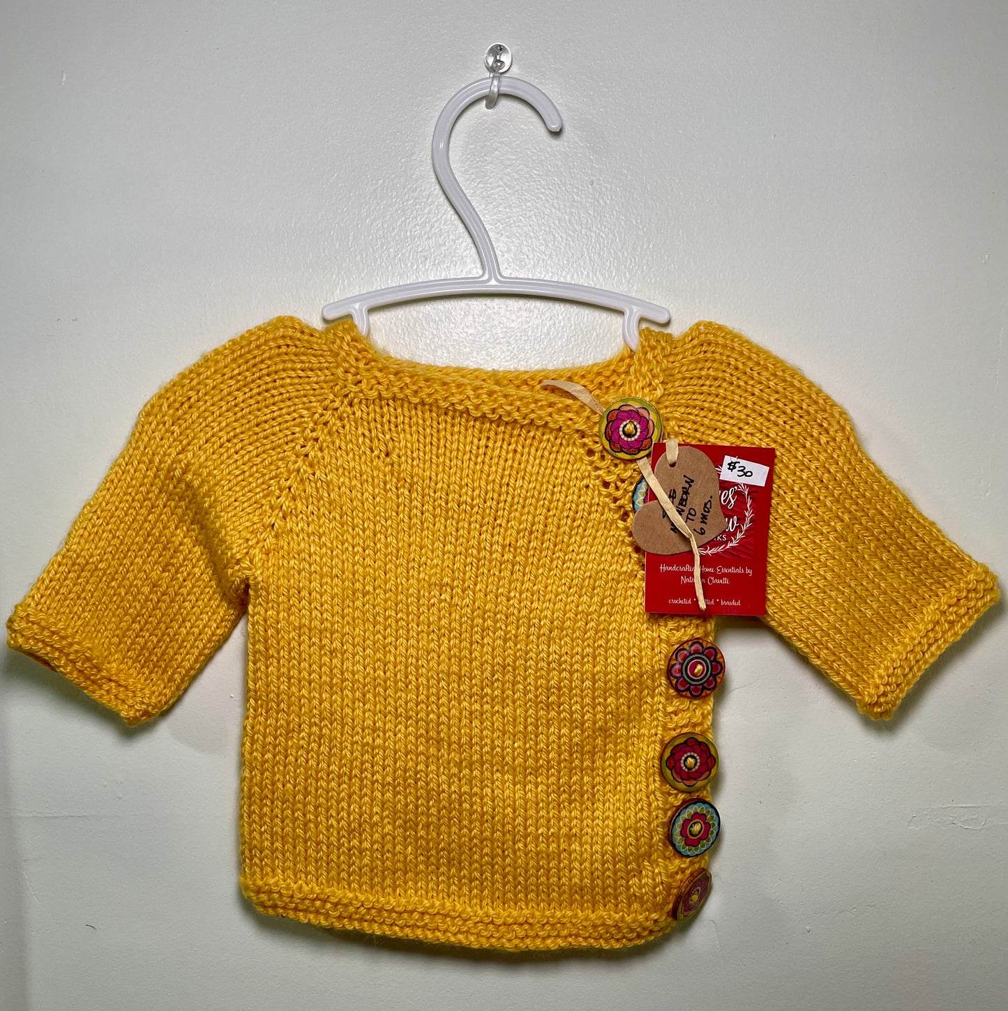 Knitted Baby Sweater