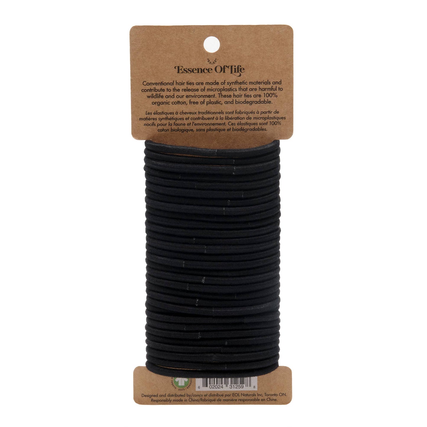 Earth-friendly Biodegradable Hair Ties