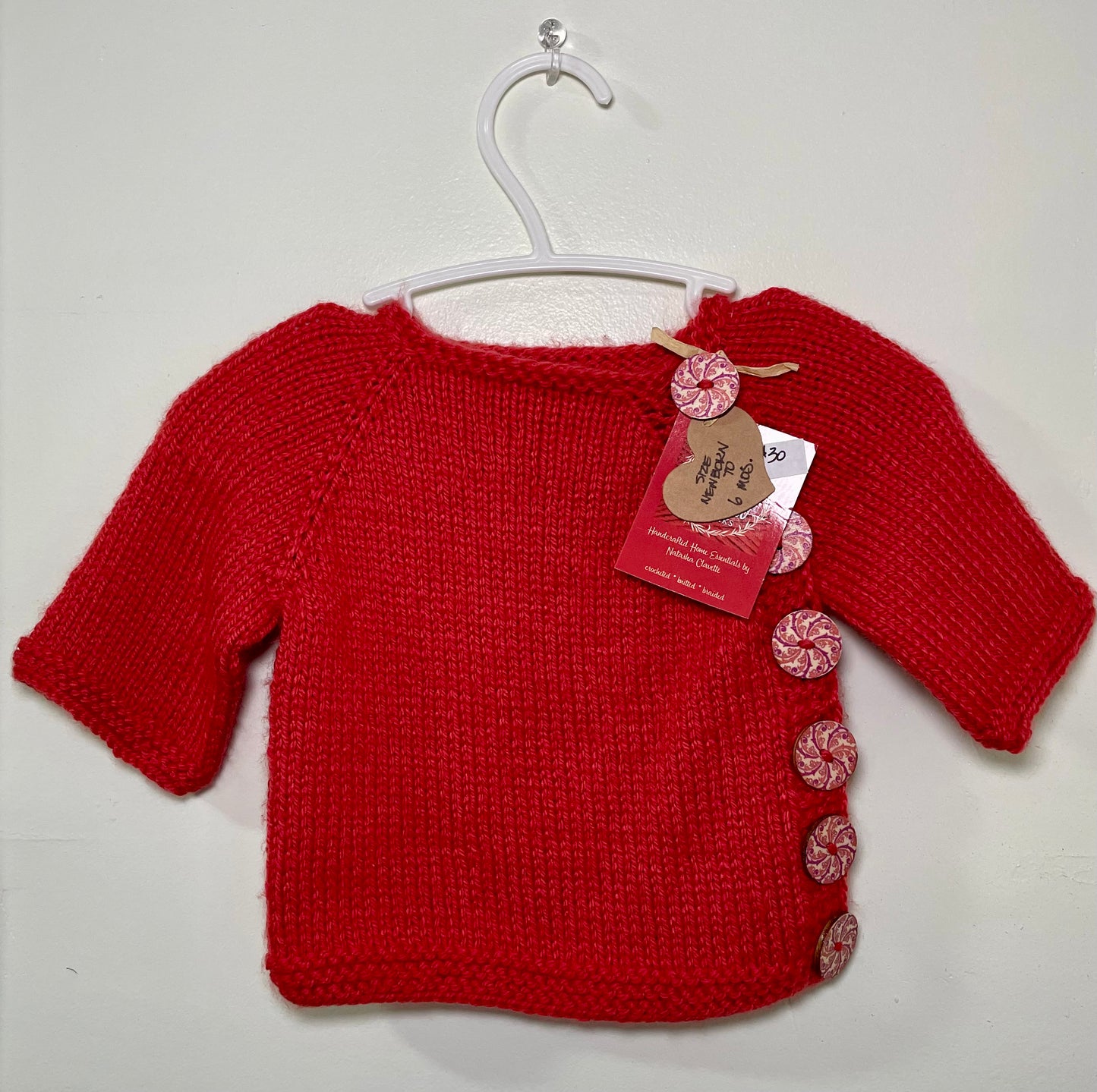 Knitted Baby Sweater