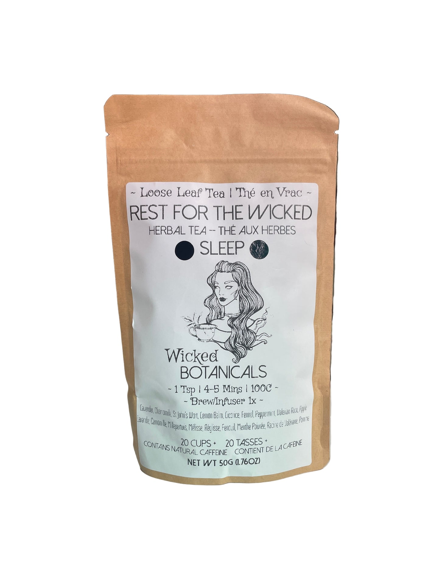Wicked Botanicals Loose Leaf Rest for the Wicked Tea