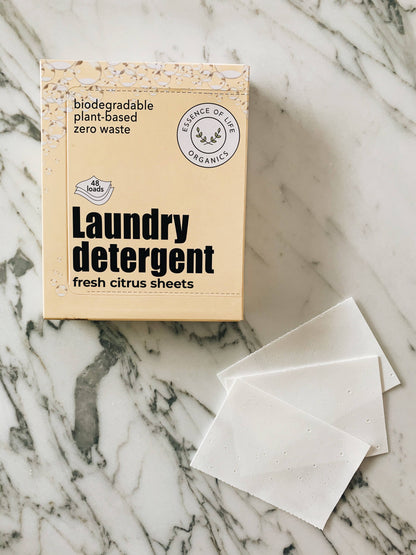 Zero Waste Laundry Detergent Sheets