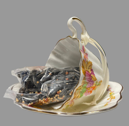 Tea Cup Bird Feeder
