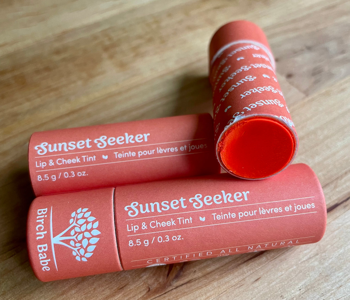 Birch Babe Lip & Cheek Tint And Lip Balm