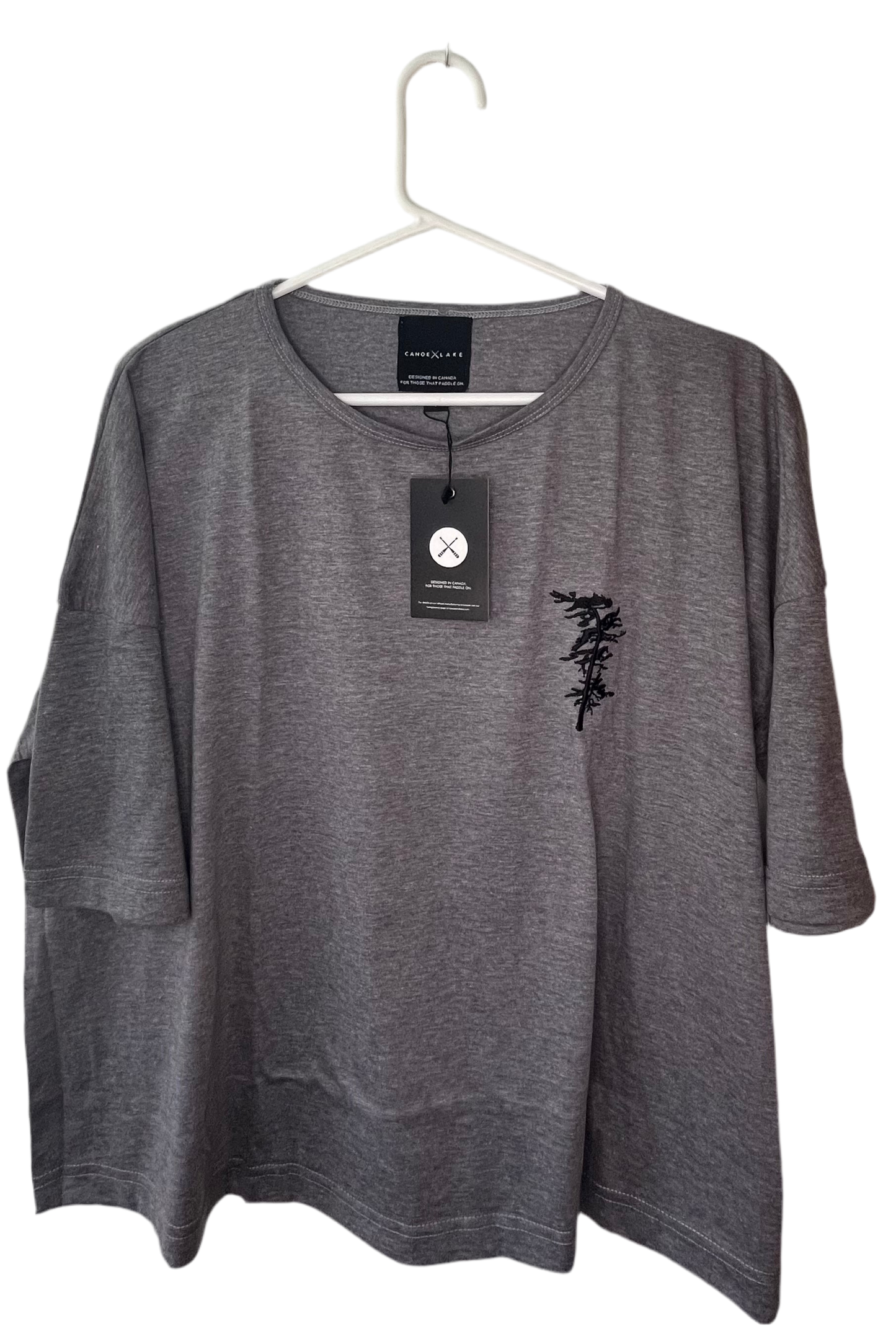 Boxy Tee - Lonely Pine Grey