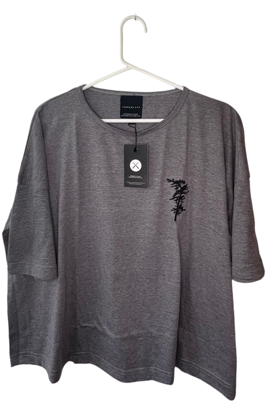 Boxy Tee - Lonely Pine Grey