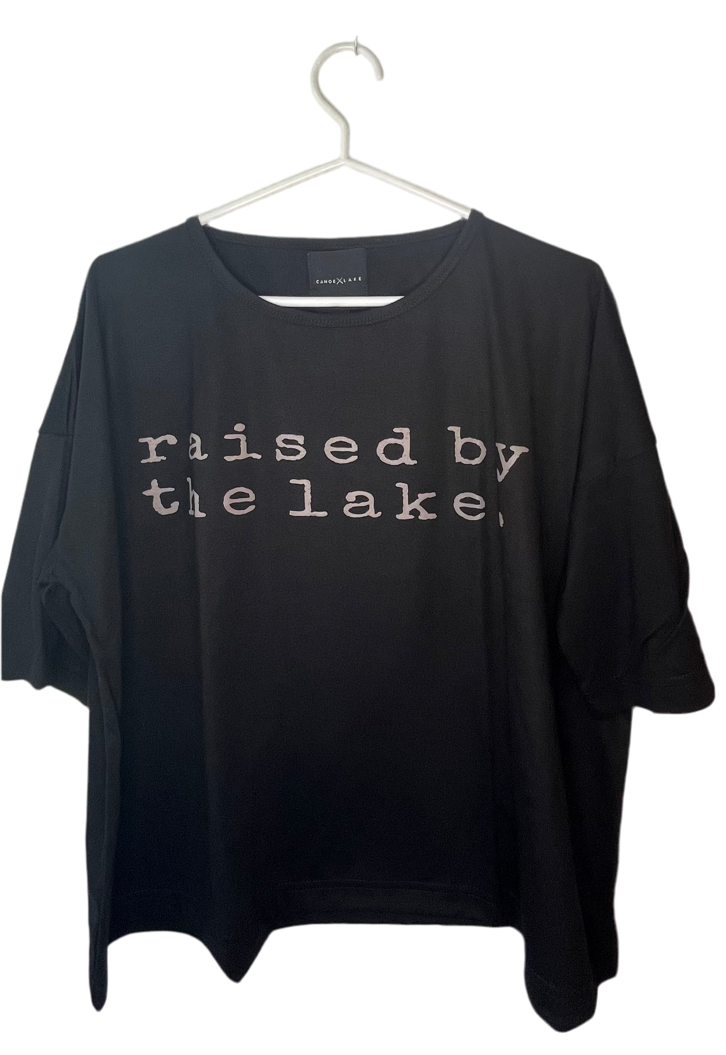 Boxy Tee- Raised by the lake