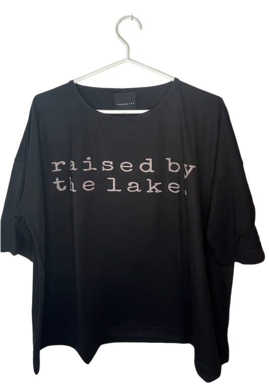 Boxy Tee- Raised by the lake