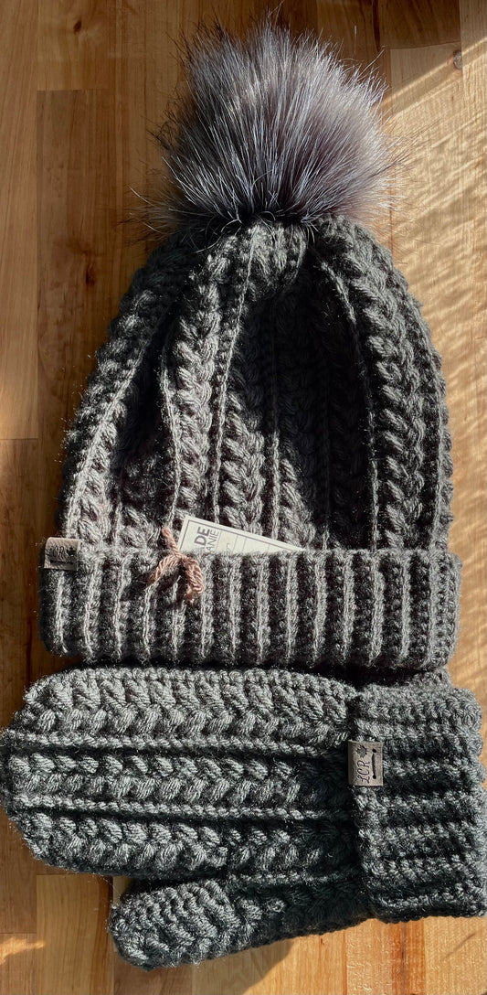 Adult Toque & Mitts Bundle