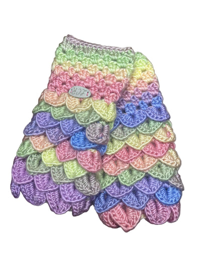 Fingerless Gloves - Dragon Scale