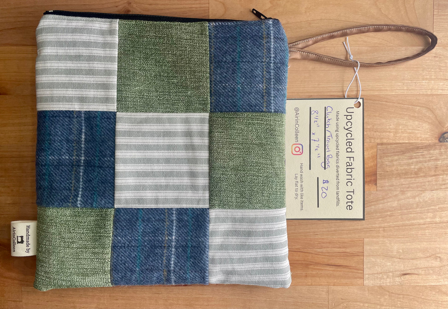 Upcycled Fabric Clutch