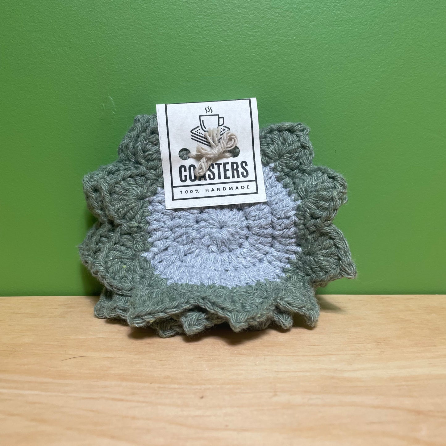 Succulent Crochet Coasters