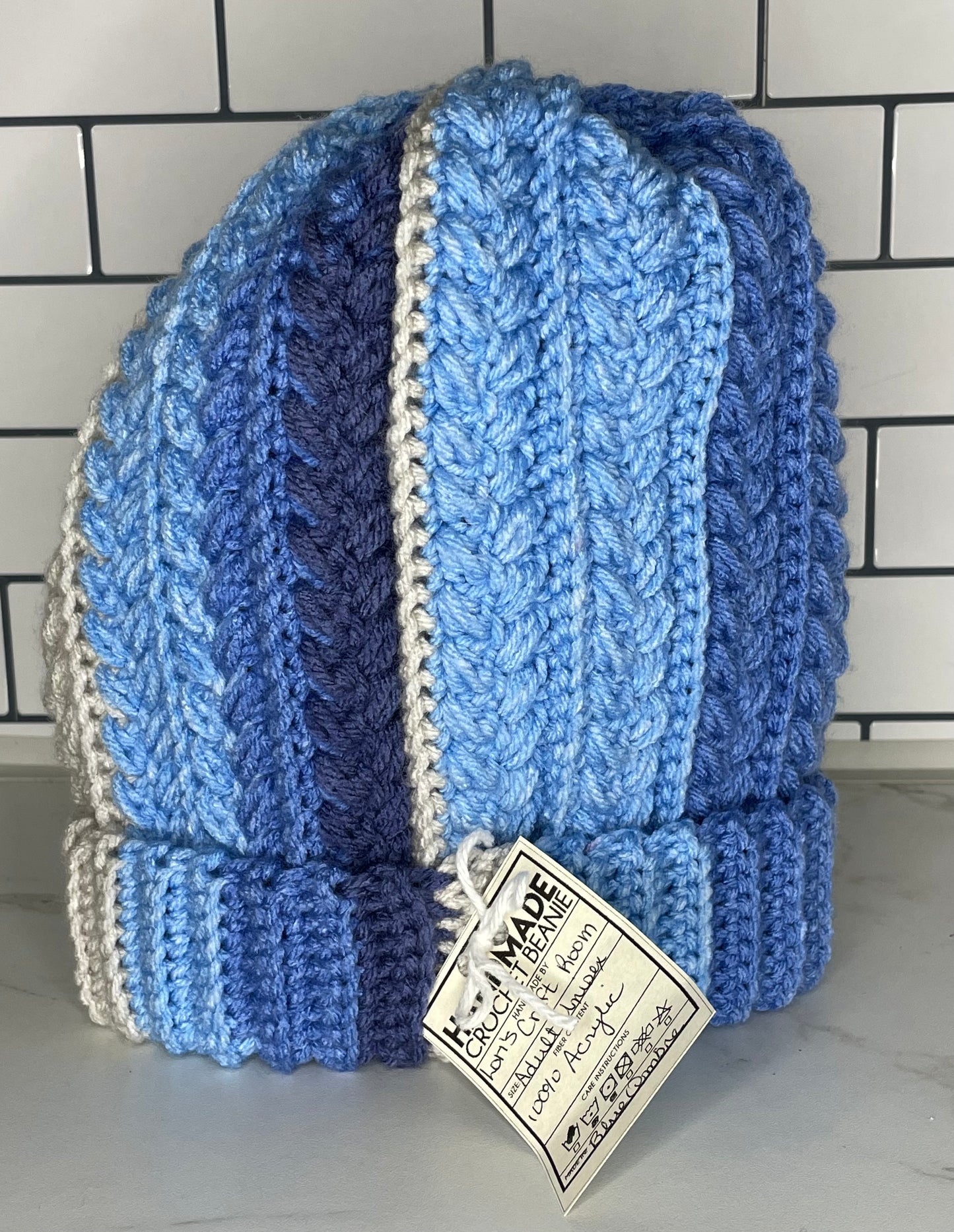 Toque - Wheat Stitch Big Brim